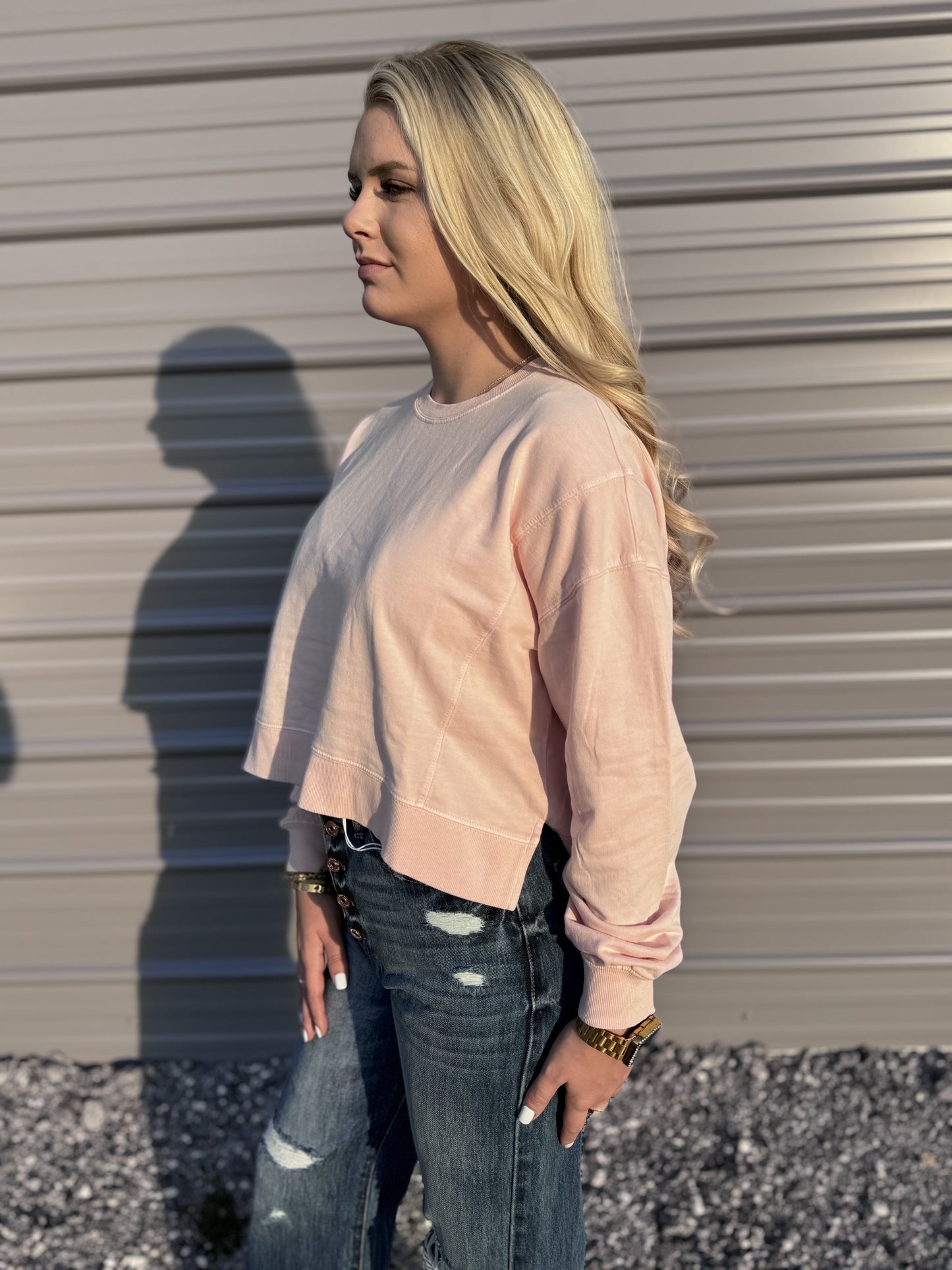 Light Pink Sweatshirt