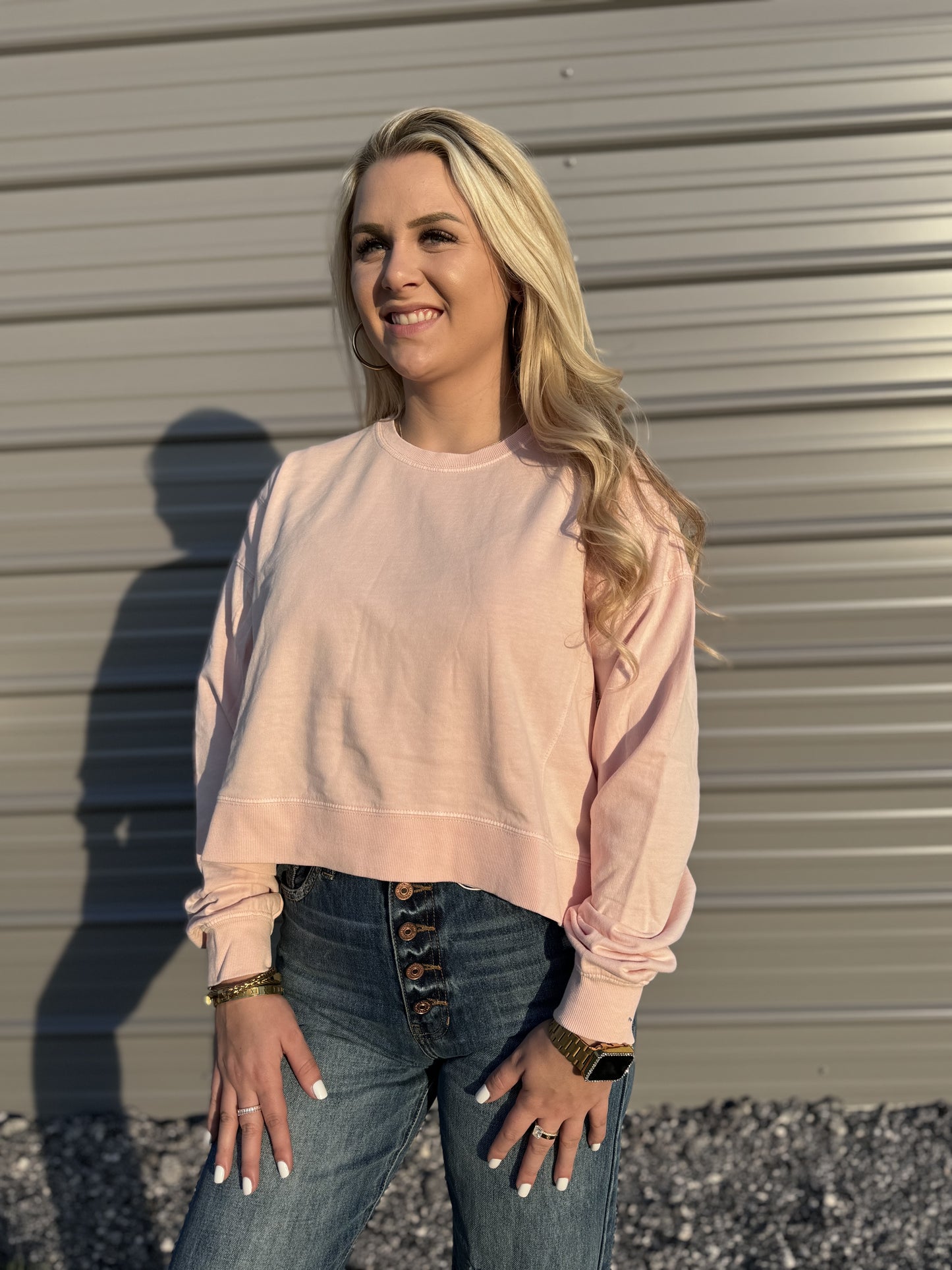 Light Pink Sweatshirt